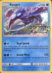 Kyogre SM129 Wave Holo Promo - SM7 Celestial Storm Prerelease